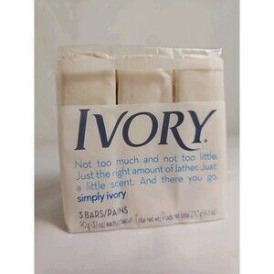 Vintage Ivory Simply Ivory Soap 3 Bar Pack 9.5 oz Sealed Unopened